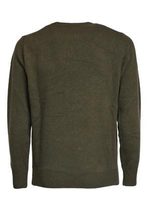 MC2 Saint Barth Heron long-sleeve crew-neck sweater - Green