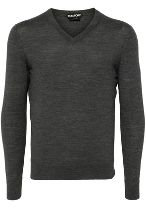 TOM FORD V-neck top - Grey