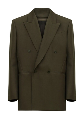 LGN LOUIS GABRIEL NOUCHI double-breasted wool jacket - Green