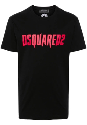 DSQUARED2 logo-print cotton T-shirt - Black