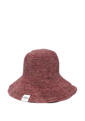 Ruslan Baginskiy interwoven-design bucket hat - Red