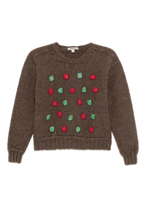 Phipps crew neck jumper - Brown