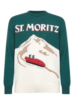 MC2 Saint Barth embroidered sweater - Green