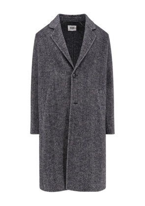 ALPHA STUDIO single-breasted coat - Grey