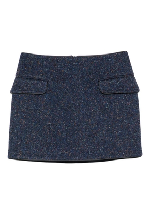 Iceberg flap-pocket mini skirt - Blue