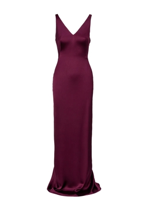 IL VOLO Lavina V-neck maxi dress - Purple