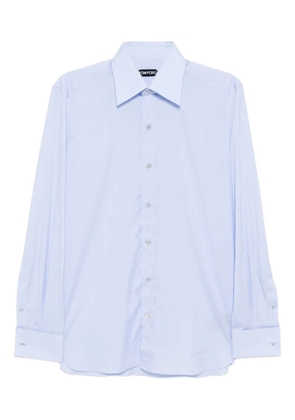 TOM FORD Gingham shirt - Blue