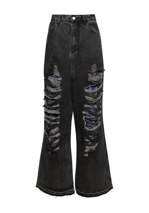Natasha Zinko distressed-effect jeans - Black
