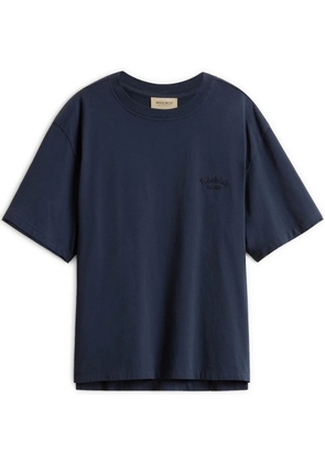 Woolrich logo-embroidered T-shirt - Blue