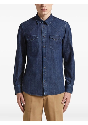 Peserico long-sleeve denim shirt - Blue