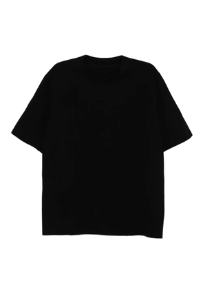 Devoa panelled cotton T-shirt - Black