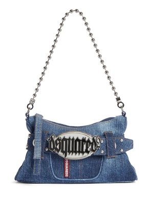 DSQUARED2 Gothic denim clutch bag - Blue