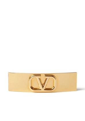 Valentino Garavani VLogo Signature hair clip - Gold