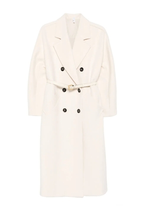 IMPERIAL belted double-breasted coat - Neutrals
