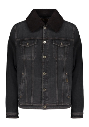 Moorer Taburno shearling-collar jacket - Black