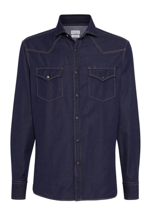 Brunello Cucinelli denim shirt - Blue