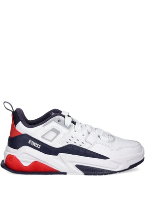 K-Swiss panelled lace-up sneakers - White
