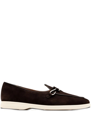 Edhen Milano suede loafers - Brown