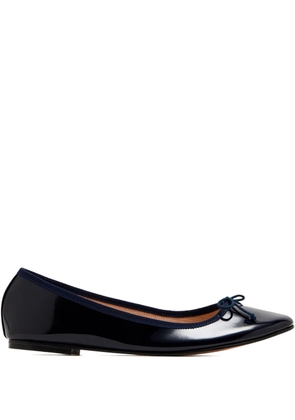HOUSE OF BALLERINAS Charlotte bow-detail ballet flats - Blue