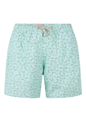 MC2 Saint Barth paisley-print swim shorts - Green