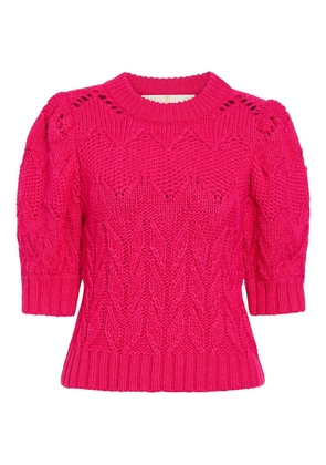 Marie Oliver Vayda puff-sleeves sweater - Pink