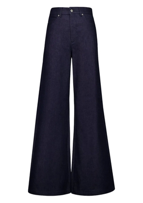 Zeus+Dione Uranus Embroidered flared jeans - Blue