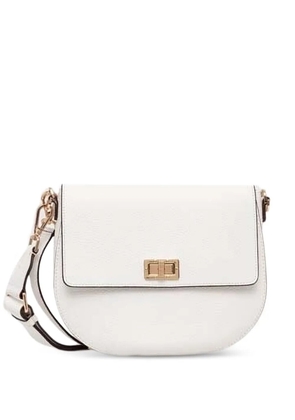 Geox Flavie leather crossbody bag - White