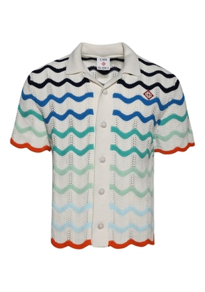 Casablanca Gradient Wave shirt - White