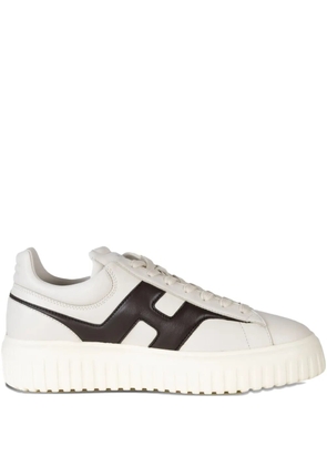 Hogan H-Stripe leather sneakers - Neutrals