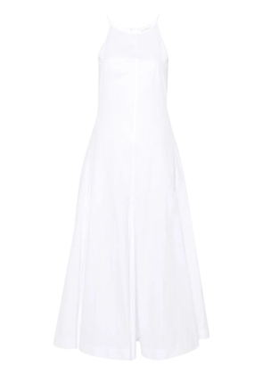 Sportmax poplin maxi dress - White