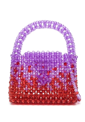Germanier bead-embellished tote bag - Red