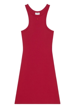 Courrèges cotton scuba dress - Red