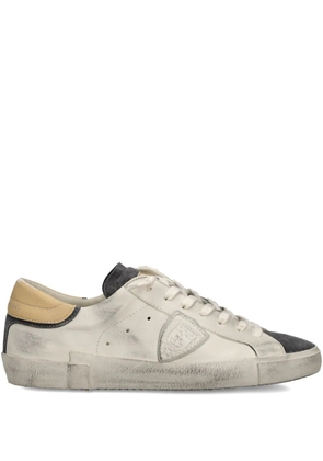 Philippe Model Paris leather low-top sneakers - Neutrals