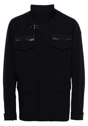 Fay Field stretch shirt jacket - Blue