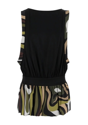PUCCI Marmo-print midi dress - Black