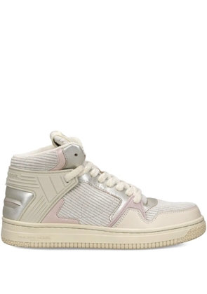 Philippe Model Paris high-top textured sneakers - Neutrals