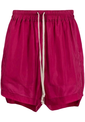 Rick Owens drawstring satin shorts - Pink