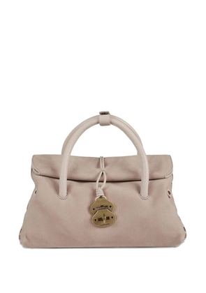 Zanellato Dotta Jones studded-detail tote bag - Neutrals