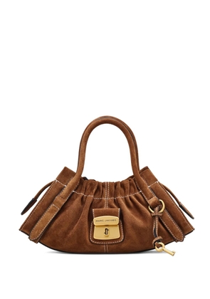 Marc Jacobs small Cristina suede tote bag - Brown