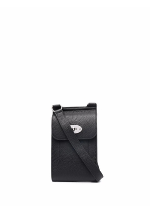 Mulberry small Anthony grained-leather crossbody bag - Black