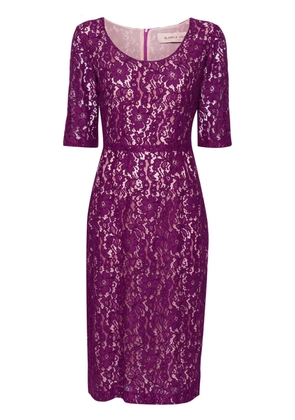 Blanca Vita Alnus lace midi dress - Purple