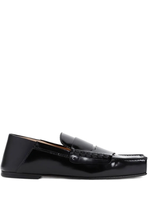 Jacquemus leather square-toe loafers - Black