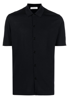 GOES BOTANICAL merino-wool polo shirt - Blue