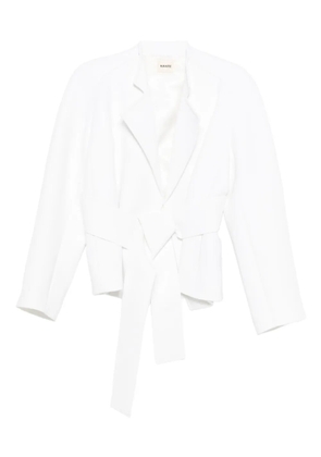 KHAITE Edith belted blazer - Neutrals
