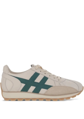 Hogan leather lace-up trainers - Neutrals