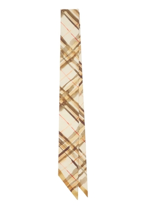 Burberry reversible checked scarf - Neutrals