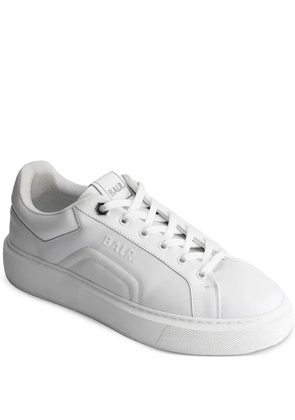 BALR. embossed-logo platform sneakers - White