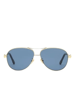 Fred pilot-frame sunglasses - Gold