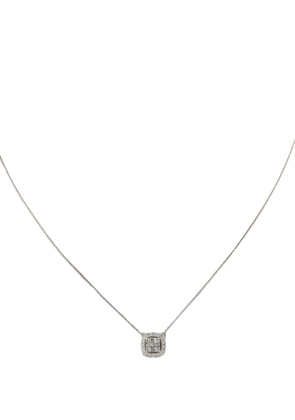 LB Exclusive 14K white gold diamond necklace - Silver