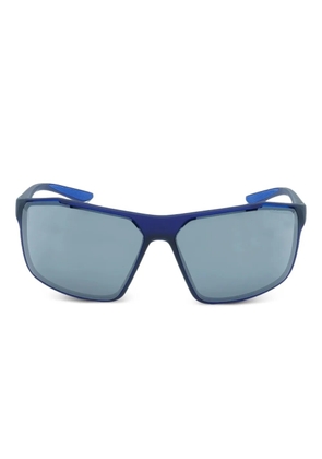 Nike Windstorm rectangle-frame sunglasses - Blue